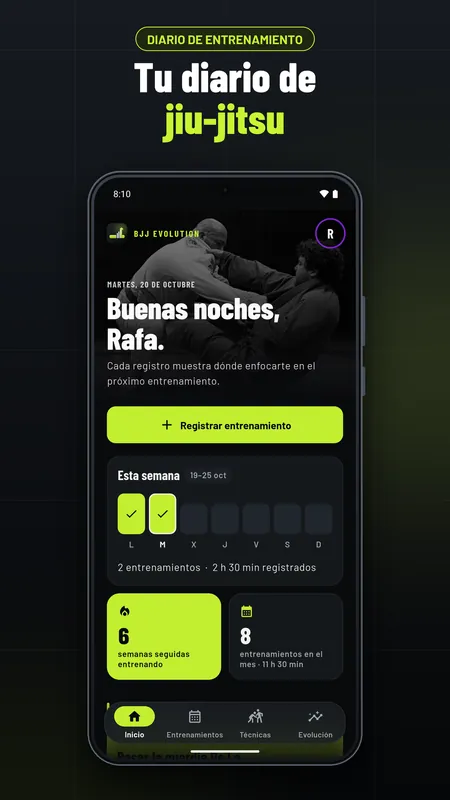Tu diario de jiu-jitsu