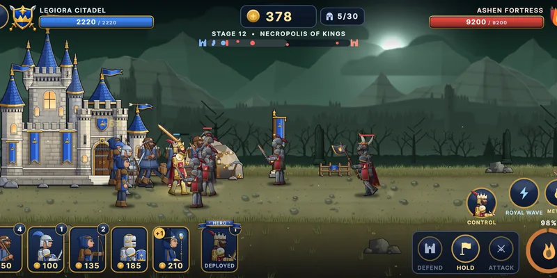 Real-time battle