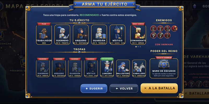 Arma tu ejército